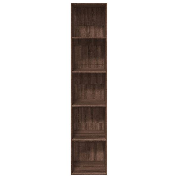 vidaXL Bibliotecă, stejar maro, 40x30x189 cm, lemn prelucrat