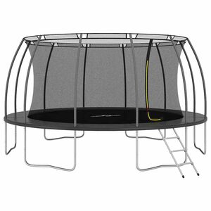 vidaXL Set trambulină rotundă, 488x90 cm, 150 kg