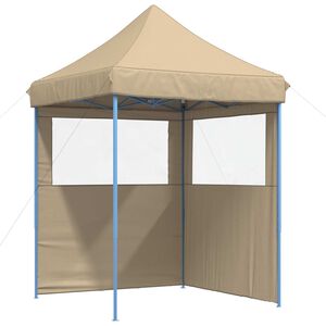 vidaXL Cort pentru Petreceri 200 x 200 x 306 cm Bej Material Oxford
