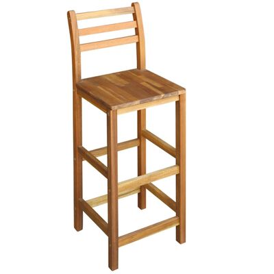vidaXL Set masă și scaune de bar 5 piese, lemn masiv de acacia