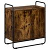 vidaXL Bufet Stejar fumuriu 68 x 35 x 75 cm Lemn prelucrat