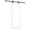 vidaXL Ușă glisantă ORKDAL 83 x 211 cm Lemn masiv de pin și sticlă