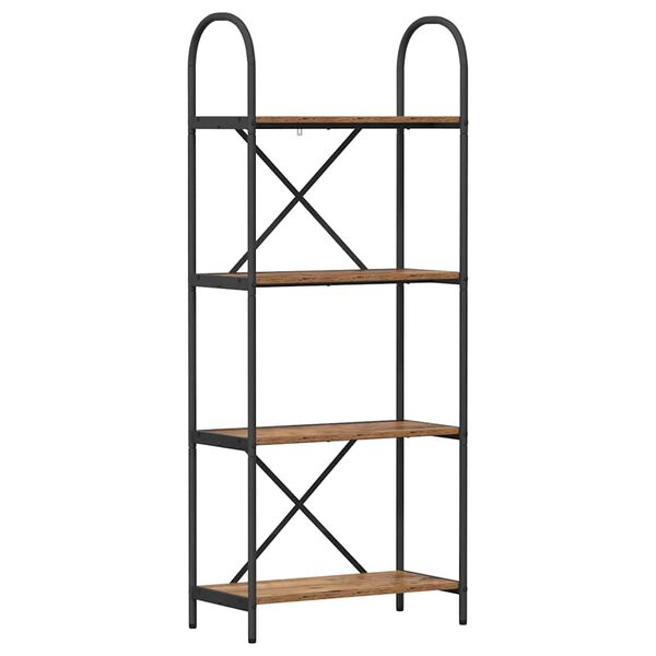 vidaXL Raft pentru cărți Lemn vechi 60 x 30 x 146 cm Lemn compozit