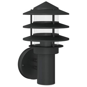 vidaXL Lampă exterioară de perete, negru, oțel inoxidabil