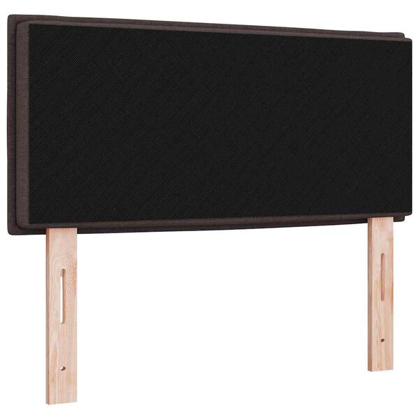 vidaXL Tăblie cap cu headboard Maro &icirc;nchis 80 cm Piele artificială