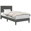 vidaXL Cadru de pat Gri &icirc;nchis 80 x 200 cm Țesătură din corduroy