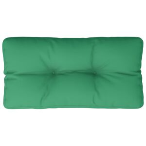 vidaXL Pernă de paleți, verde, 80x40x12 cm, material textil