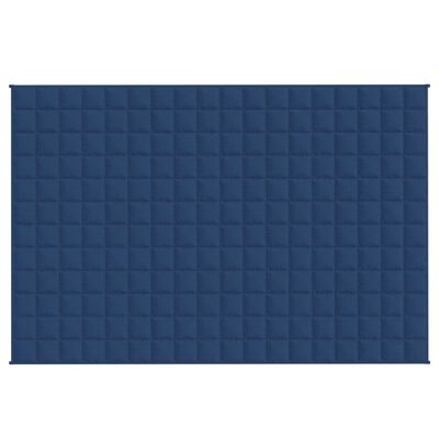 vidaXL Pătură anti-stres, albastru, 122x183 cm, 9 kg, material textil