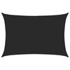 vidaXL P&acirc;nză parasolar, negru, 4x6 m, HDPE, 160 g/m&sup2;