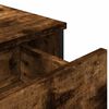 vidaXL Dulap, stejar fumuriu, 97x32,5x74,5 cm, lemn prelucrat