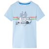 vidaXL Tricou pentru copii, albastru deschis, 104