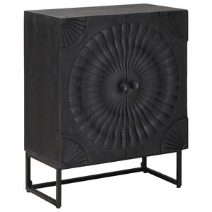vidaXL Bufet Negru 55 x 30 x 70 cm