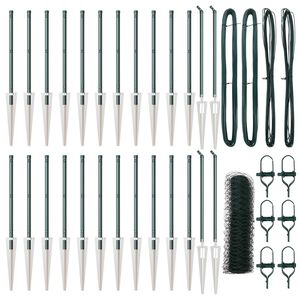 vidaXL St&acirc;lp de gard. Verde