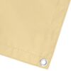 vidaXL Ecran de balcon Nisipiu 100 x 600 cm Material Oxford