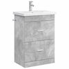 vidaXL Set de mobilier pentru baie Gri Beton 61 x 40 x 84,5 cm