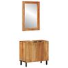 vidaXL Set dulap baie 2 buc. natural 62 x 33 x 58 cm