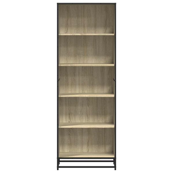 vidaXL Bibliotecă, stejar sonoma, 60x35x170,5 cm, lemn prelucrat