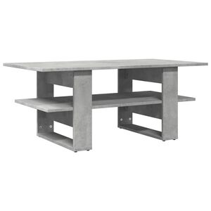 vidaXL Măsuță de cafea, gri beton, 102x55x42 cm, lemn prelucrat