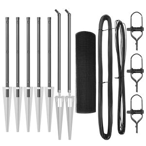 vidaXL St&acirc;lp de gard. Gri 10 x 0,4 m (plasă de 12 x 12 mm) Oțel și PVC