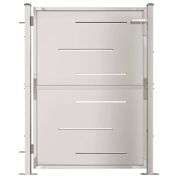 vidaXL Poartă de grădină 100x120 cm oțel inoxidabil