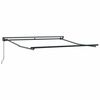 vidaXL Cortina Retractabilă Negru 300 x 250 cm Poliester și metal