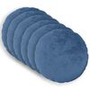 vidaXL Husă pentru pernă 6 pcs HEERLEN Albastru deschis &Oslash; 30 cm