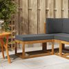 vidaXL Bancă de exterior natural 79 x 43 x 37 cm Lemn Solid de Acacia