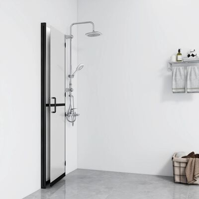 vidaXL Perete de duș walk-in pliabil, 120x190 cm, sticlă ESG mată