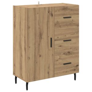 vidaXL Bufet Stejar Artizanal 69,5 x 34 x 90 cm
