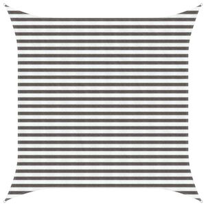 vidaXL P&acirc;nză de umbră Gri deschis și alb. 3,6 x 3,6 m HDPE