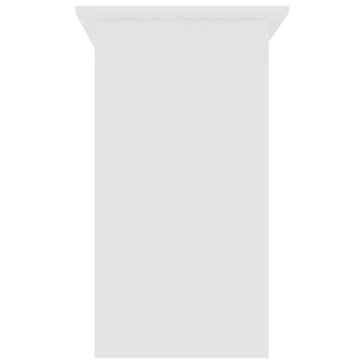 vidaXL Birou, alb, 80 x 45 x 74 cm, PAL