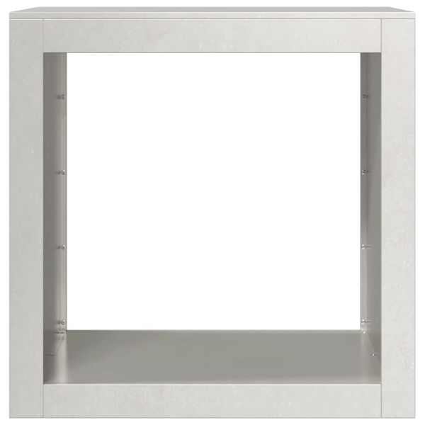 vidaXL Suport pentru lemne de foc, 60x40x60 cm, oțel inoxidabil