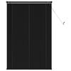 vidaXL Jaluzea venetiană Negru 150 x 90 cm 25 mm PVC