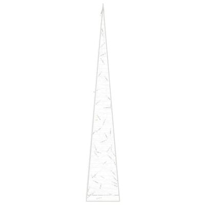 vidaXL Con de lumină cu LED decorativ, alb rece, 90 cm, acrilic