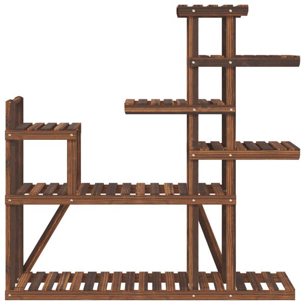 vidaXL Suport pentru flori, 110x25x111 cm, lemn masiv de brad