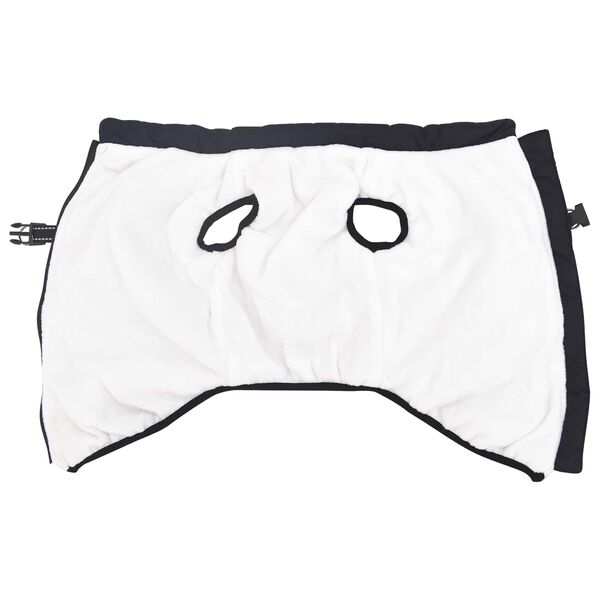 vidaXL Haina pentru C&acirc;ini Albastru marin L48 Fleece și poliester