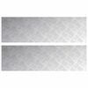 vidaXL Trepte 2 buc. 100 x 30 cm Argintiu Aluminiu Dreptunghiular