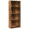 vidaXL Bibliotecă, lemn vechi, 60x24x143 cm, lemn prelucrat