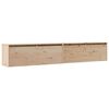 vidaXL Dulapuri de perete 2 buc.,100x30x35 cm, lemn masiv de pin