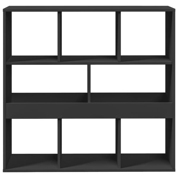 vidaXL Bibliotecă/Separator cameră, negru, 100x33x94,5 cm