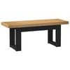 vidaXL Bancă de Dining NOAIN 120 x 41 x 45 cm Lemn masiv de pin