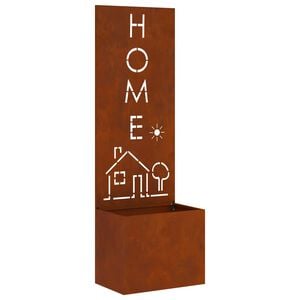 vidaXL Ecran de intimitate pentru grădină Ruginit 50 x 32 x 150 cm