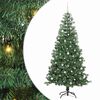 vidaXL Brad de Crăciun Verde 240 cm PVC