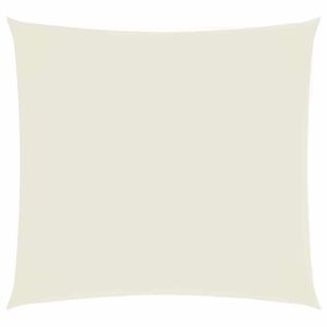 vidaXL P&acirc;nză parasolar, crem, 3x3 m, țesătură oxford, pătrat