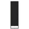vidaXL Dulap de Baie Stejar Negru 40 x 30 x 100 cm Lemn compozit