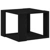 vidaXL Masă de cafea Stejar Negru 40 x 40 x 30 cm Lemn prelucrat