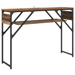 vidaXL MasaConsole Lemn Vechi Lemn prelucrat 105x30x75cm