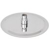 vidaXL Cap de duș tip ploaie, 2 buc., Ø 20 cm, oțel inoxidabil
