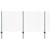 vidaXL Gard cu St&acirc;lp Verde 1 x 10 m Oțel și PVC