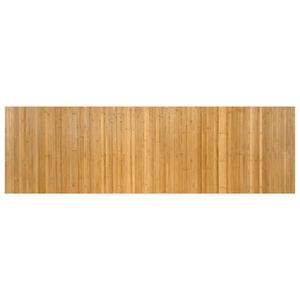 vidaXL Covor dreptunghiular, natural, 60x200 cm, bambus